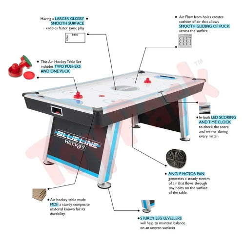 7Ft Classic Air Hockey