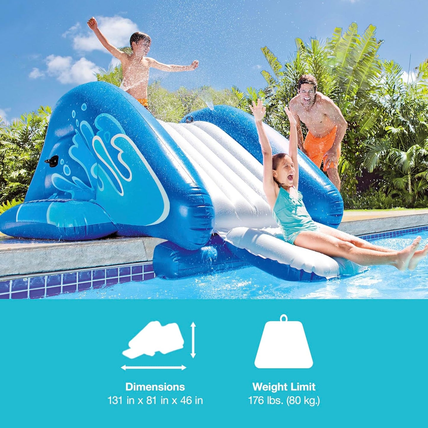 Intex Water Slide Inflatable Play Center