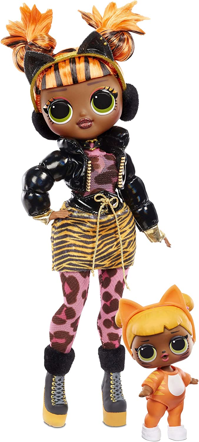 L.O.L. Surprise! O.M.G. Winter Chill Missy Meow Fashion Doll & Baby Cat Doll with 25 Surprises