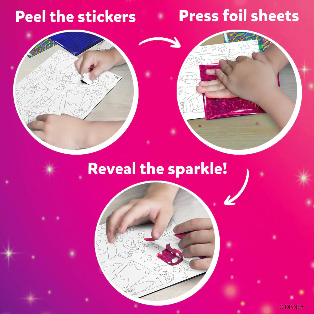 SKILLMATICS Foil Fun Disney Princess | No Mess Art Kit (ages 4-9)