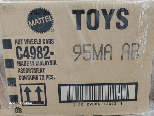 Hot Wheels 2025 Factory-Sealed Case A B    – 72 Die-Cast Cars by Mattel (Brand New Box)