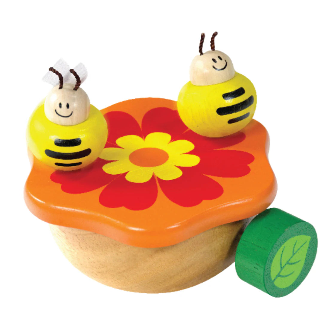 Dancing Bee Musical Wooden Toy – Soothing Melodies for a Peaceful Playtime