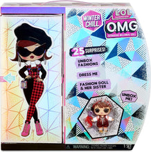 L.O.L. Surprise! OMG Winter Chill Camp Cutie Fashion Doll & Sister Babe in the Woods Doll with 25 Surprises to Unbox - Clothes & Accessories with Reusable Playset for Kids Girls Ages 4+