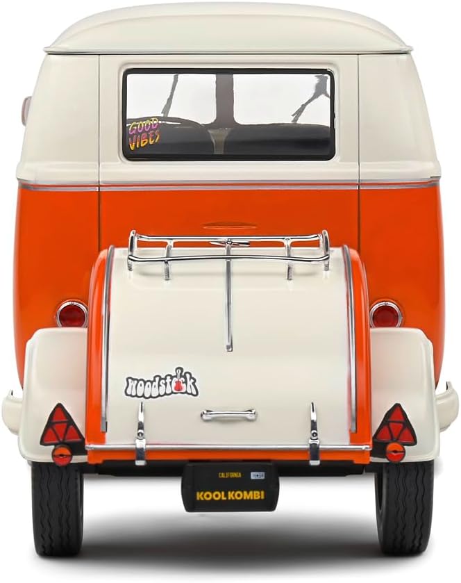 Solido 1:18 Kool Kombi Orange & White 1950