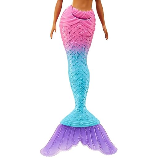 Barbie® Mermaid Set with 2 Brunette Dolls (12-in/30.40-cm), Colorful Mermaid Clothes, 4 Sea Pet Toys, 2 Tiaras, Headband, Necklace & Brush, Toy Gift for Ages 3 Years Old & Up
