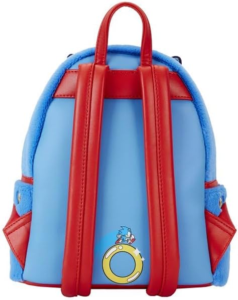 Loungefly Sonic the Hedgehog Classic Cosplay Plush Mini Backpack