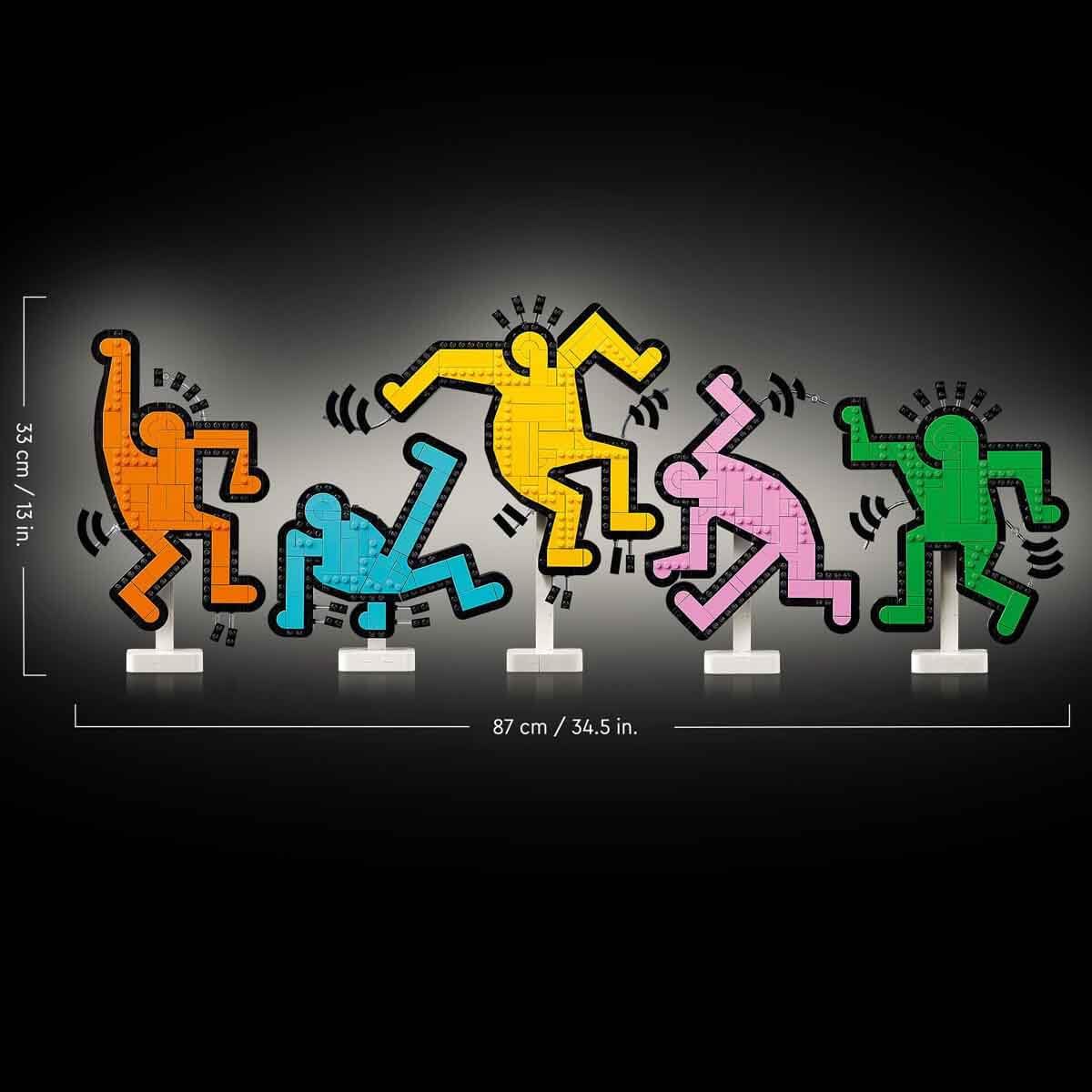 LEGO Art Keith Haring – Dancing Figures Living Room Decor 31216 Building Blocks