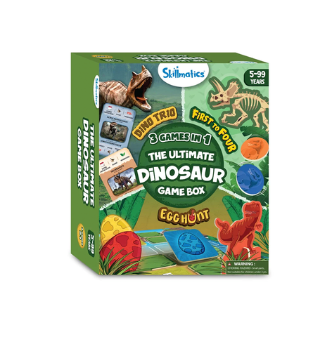 Ultimate Dinosaur Game Box | 3 Family Friendly Games in 1