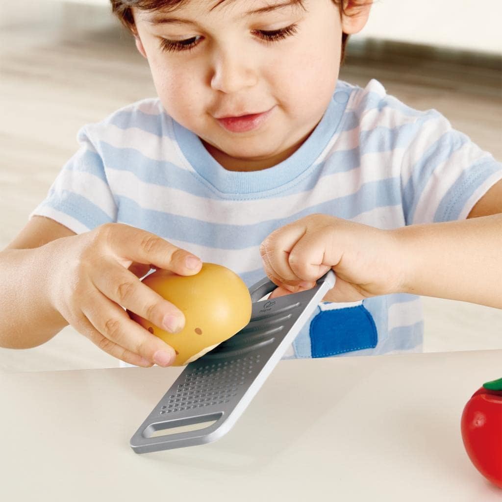 Hape Cooking Essentials Toy | Play Food Cutting Vegetables Set