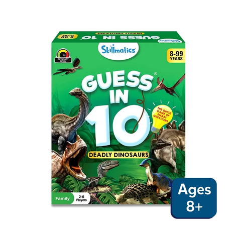Guess in 10: Deadly Dinosaurs | Trivia card game
