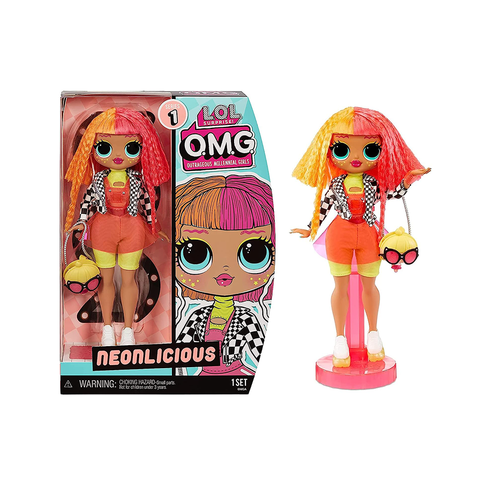 LOL Surprise OMG Neonlicious Fashion Doll– Great Gift for Kids Ages 4+