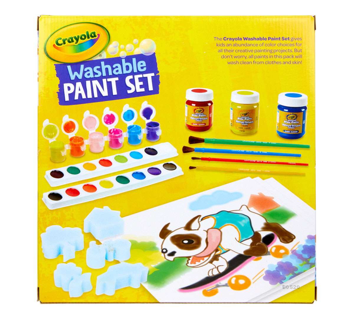 Washable Paint Set, Over 50 Pieces