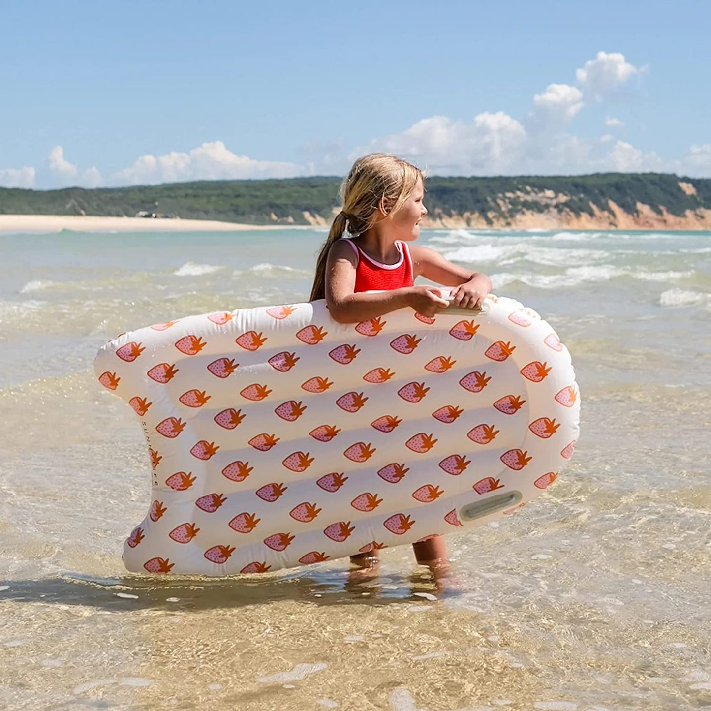 Inflatable Boogie Board | Sea Seeker Strawberry