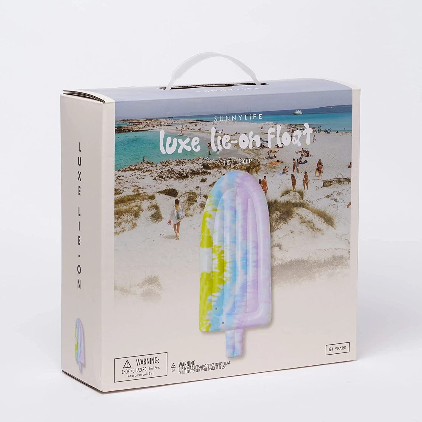 Luxe Lie-On Float | Ice Pop Tie Dye