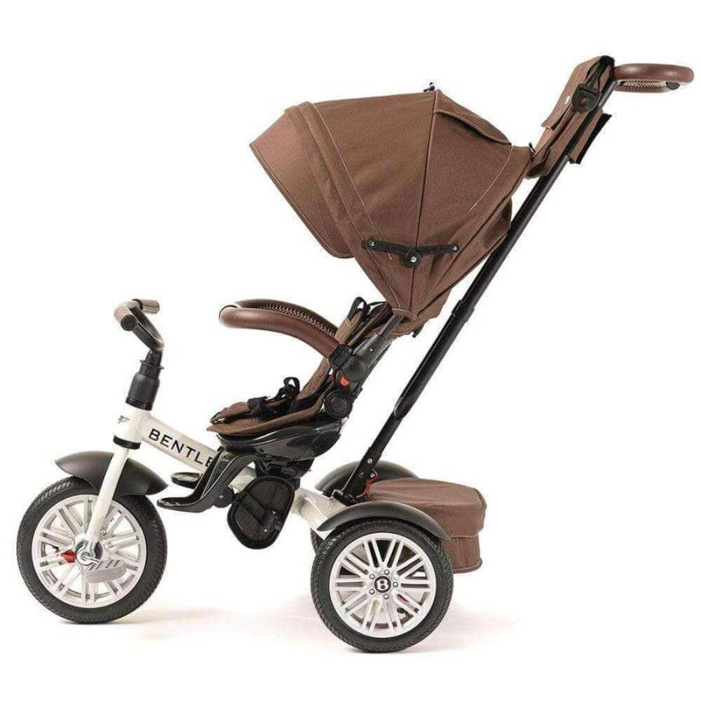 Bentley 6-in-1 Baby Stroller - White Satin
