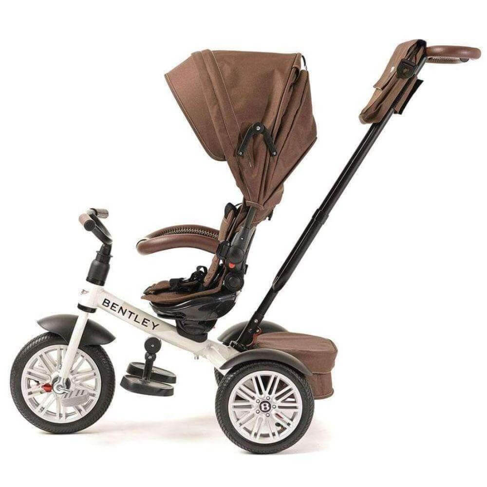 Bentley 6-in-1 Baby Stroller - White Satin