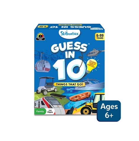 Guess in 10: Things That Go! | Trivia card game