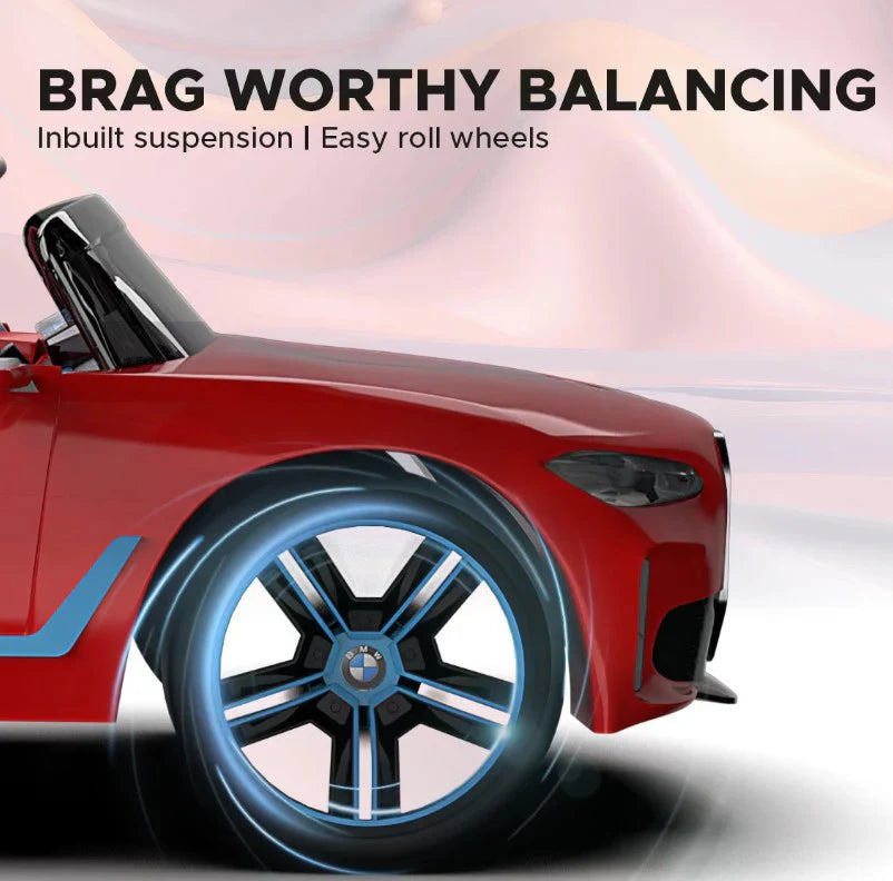 EMotorad BMW i4 Ride-On Car for Kids-(Red)