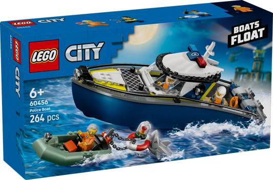 City Police Boat Chase 60456 Building Kit
