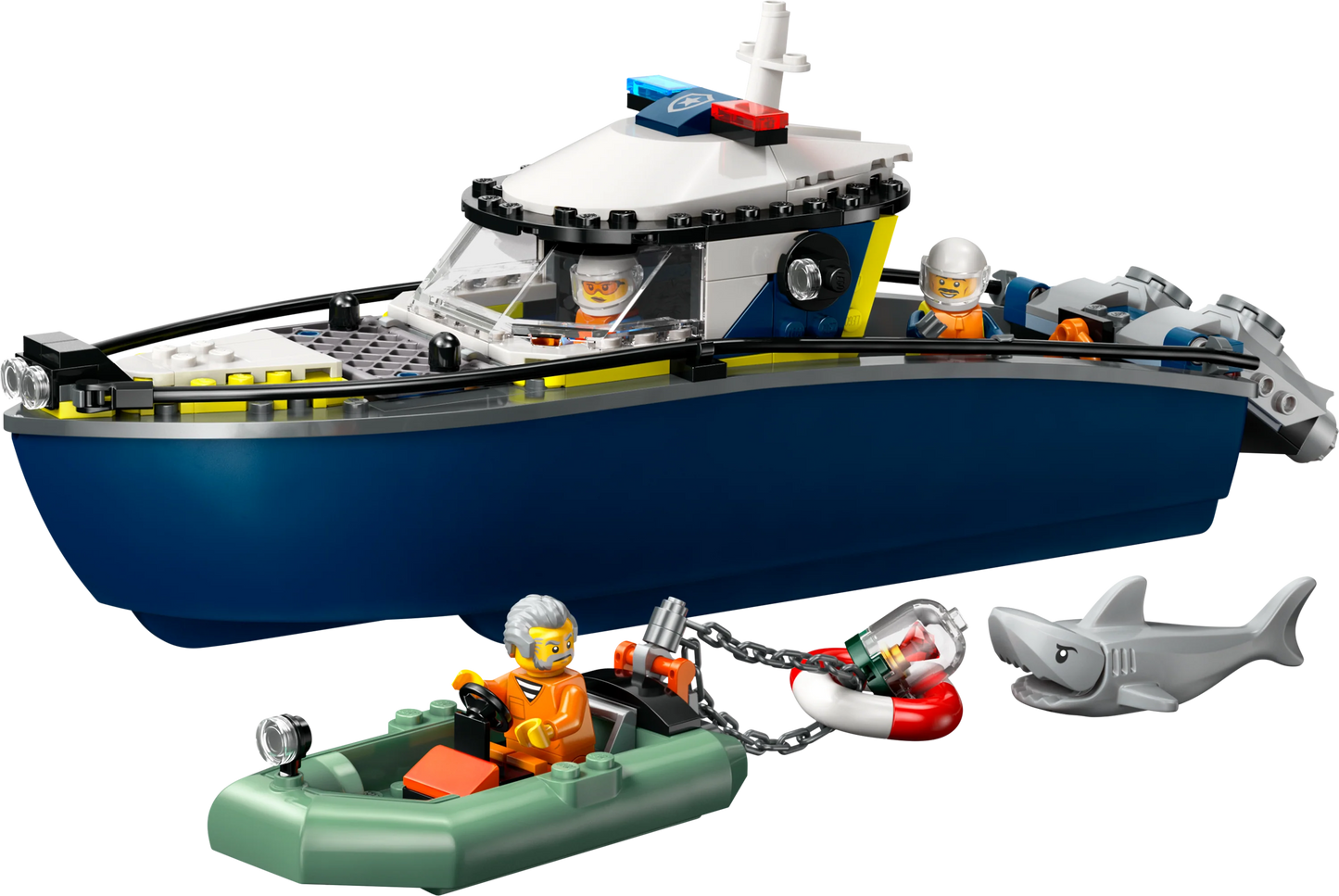 City Police Boat Chase 60456 Building Kit