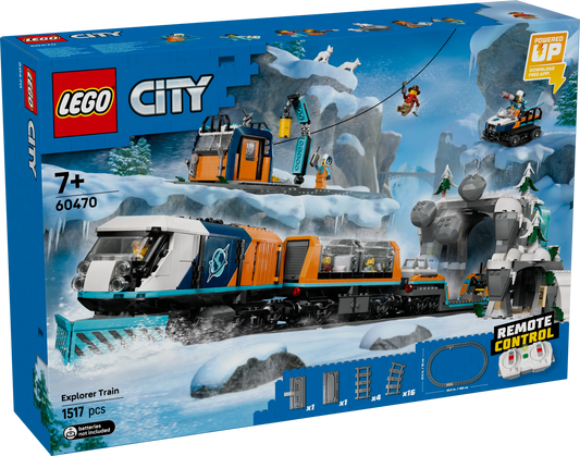 City Explorers' Arctic Polar Express Train 60470 Building Kit