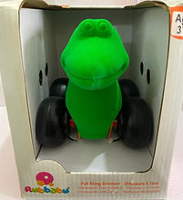 RUBBABU Green Dinosaur Made by Natural Rubber Safe & Soft Toy for Kids, Baby,Girl, Boy & Toddlers (H-14CM)