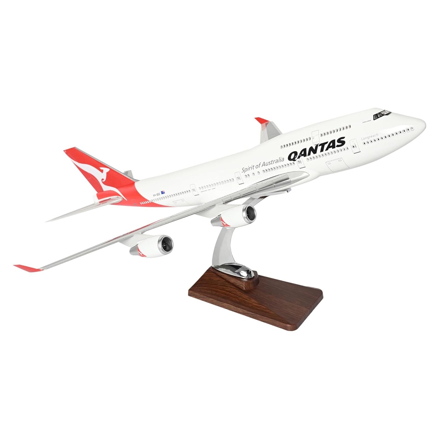 Diecast Aeroplane Scale Model 46cm 1:160 Qantas