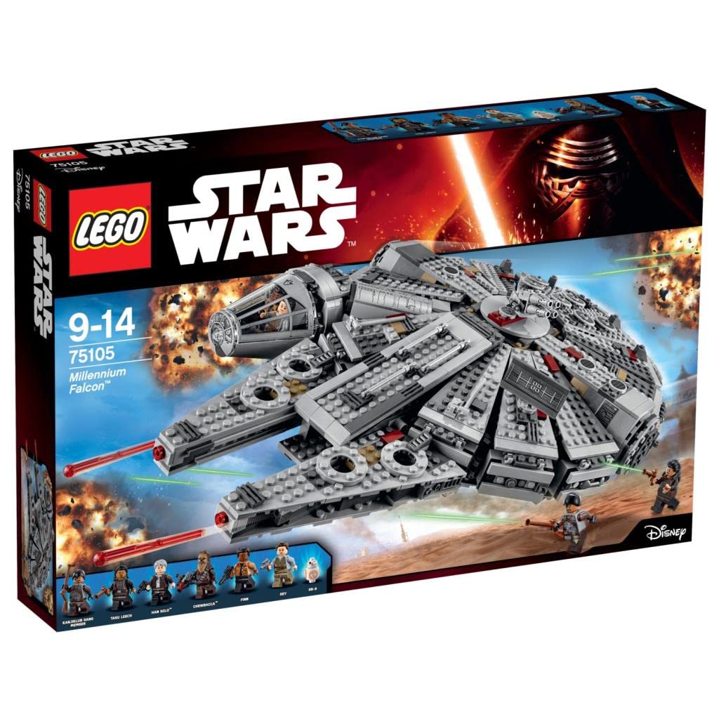 LEGO Star Wars Millennium Falcon 75105 Building Kit, 96 Pieces, Multicolor, Kids
