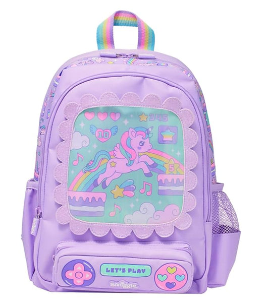 SMIGGLE  Pink Unicorn Movin' Junior Id Backpack