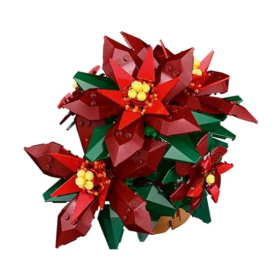 LEGO Icons Poinsettia Plant Decor 10370