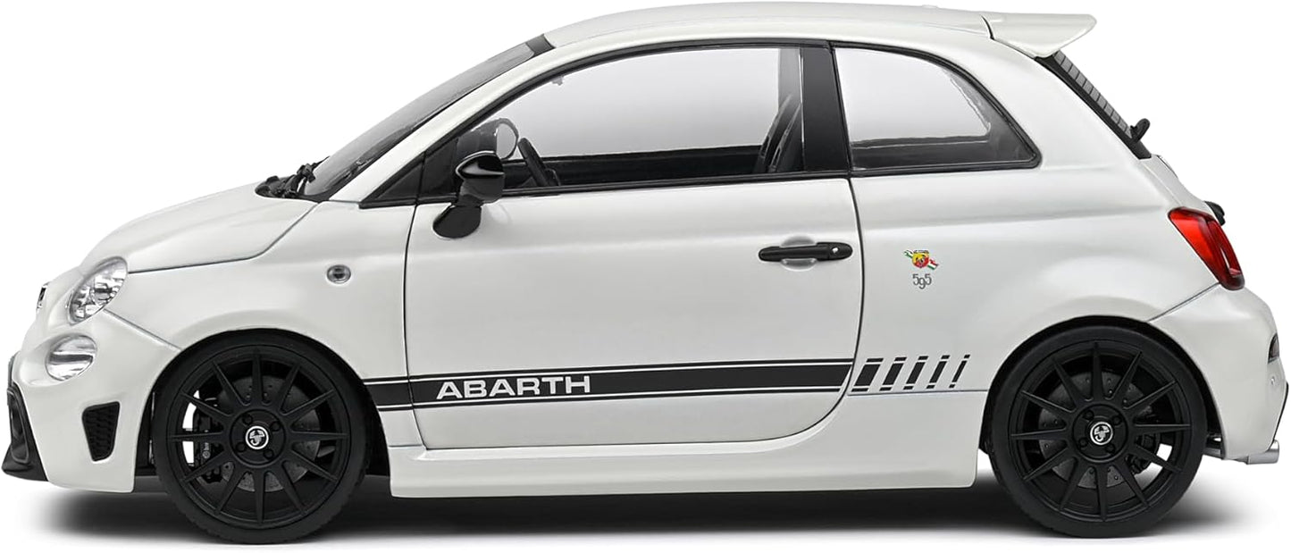 SOLIDO 1:18 Fiat F595 Abarth White 2022