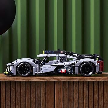 LEGO Technic Peugeot 9X8 24H Le Mans Hybrid Hypercar 42156 Building Kit (1,775 Pieces)