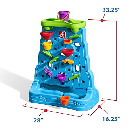 Step2 Waterfall Discovery Wall | Double-Sided Outdoor Water Play Set