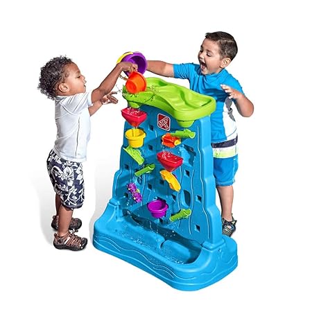 Step2 Waterfall Discovery Wall | Double-Sided Outdoor Water Play Set
