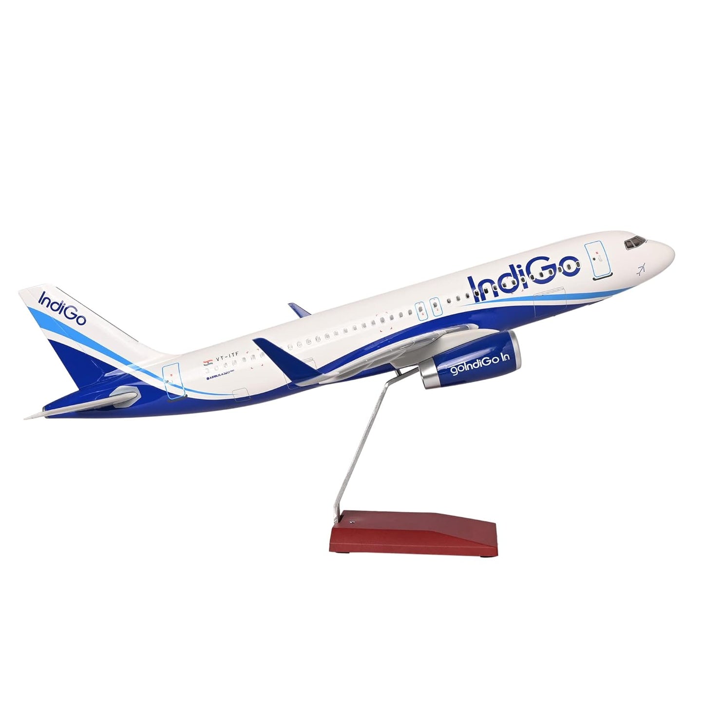 Diecast Aeroplane Scale Model 46cm 1:160 Indigo