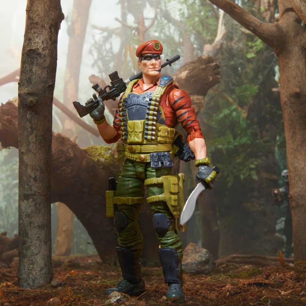 G.I. Joe Classified Series Tiger Force Flint, Collectible Action Figure, 89, 6 inch Action Figures for Boys & Girls, with 6 Accessory Pieces