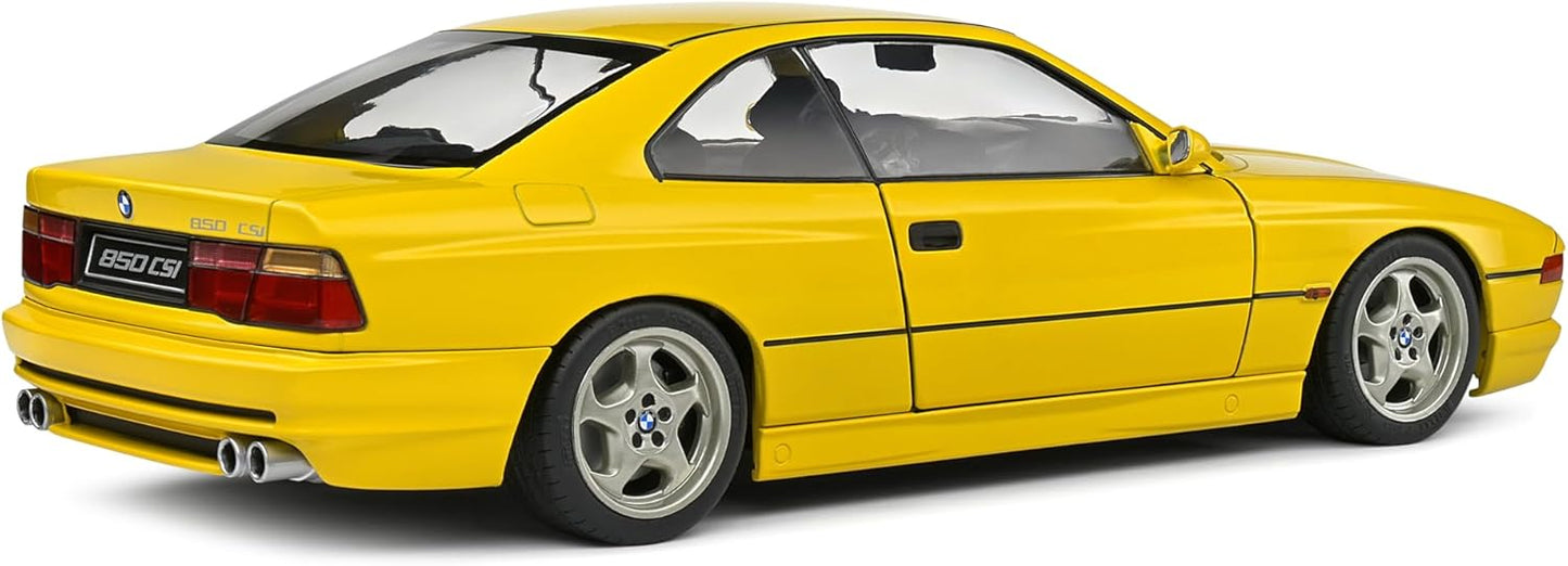 Solido 1:18 BMW 850 (E31) CSI Dakar Yellow 1990