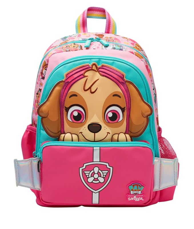 SMIGGLE Paw Patrol Pink Movin' Junior Id Backpack
