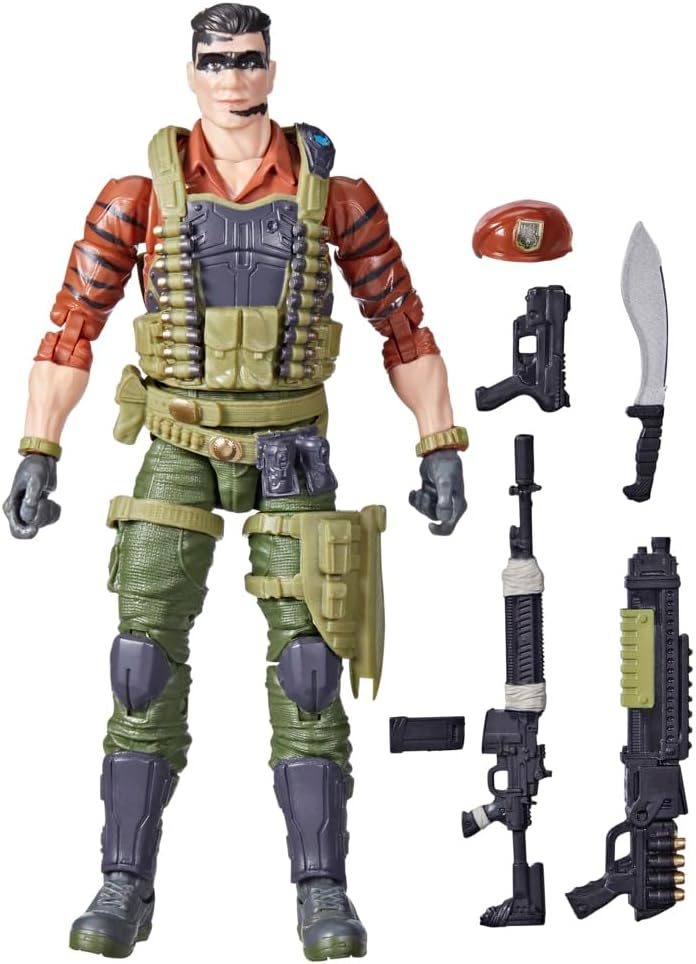 G.I. Joe Classified Series Tiger Force Flint, Collectible Action Figure, 89, 6 inch Action Figures for Boys & Girls, with 6 Accessory Pieces