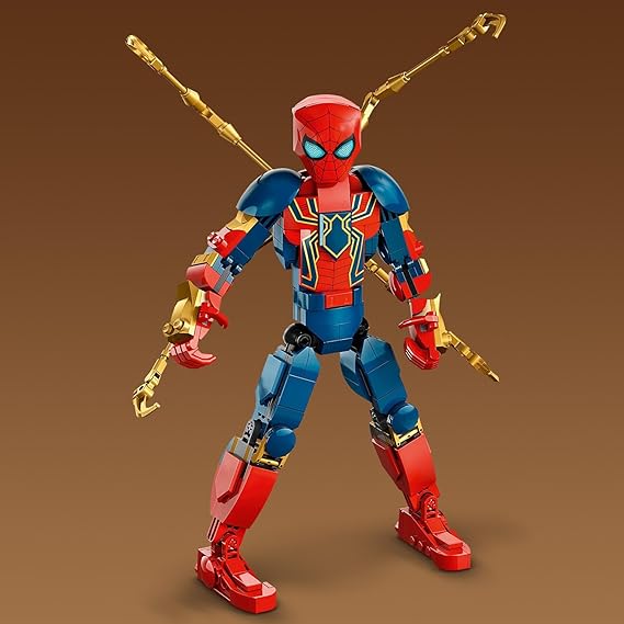 LEGO Marvel Iron Spider-Man Construction Figure 76298