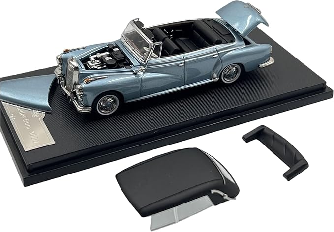 Silver Blue 1959 Mercedes Benz 300D 1:64 Scale Die-Cast Car