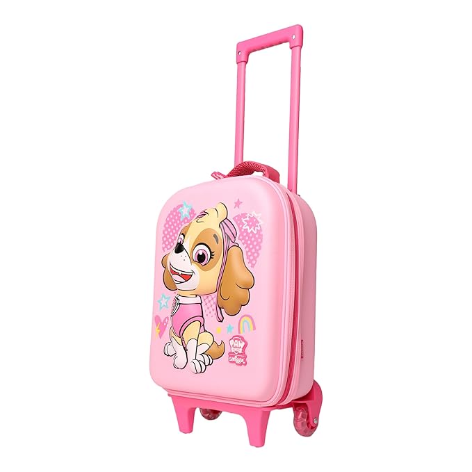 SMIGGLE PAW PATROL PINK TROLLEY CASE BAGS