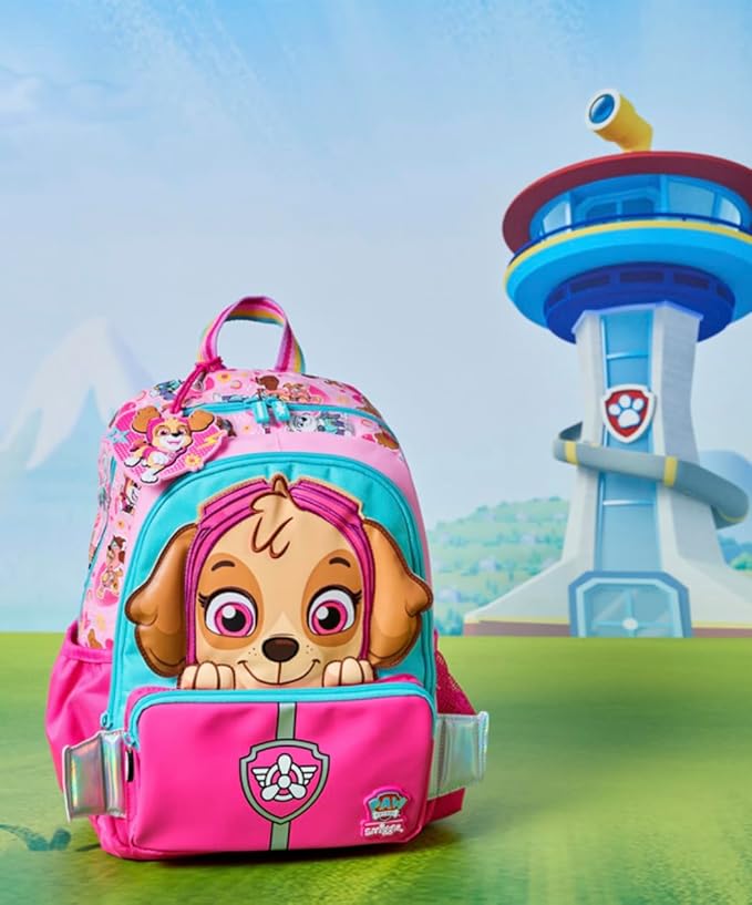SMIGGLE Paw Patrol Pink Movin' Junior Id Backpack