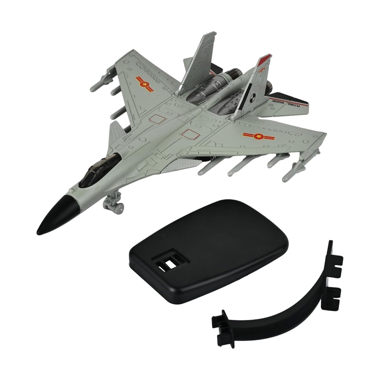Toys Uncle Diecast Aeroplane Scale Model, (1:400 Fighter Aeroplane with Light and Sound (Type 3))