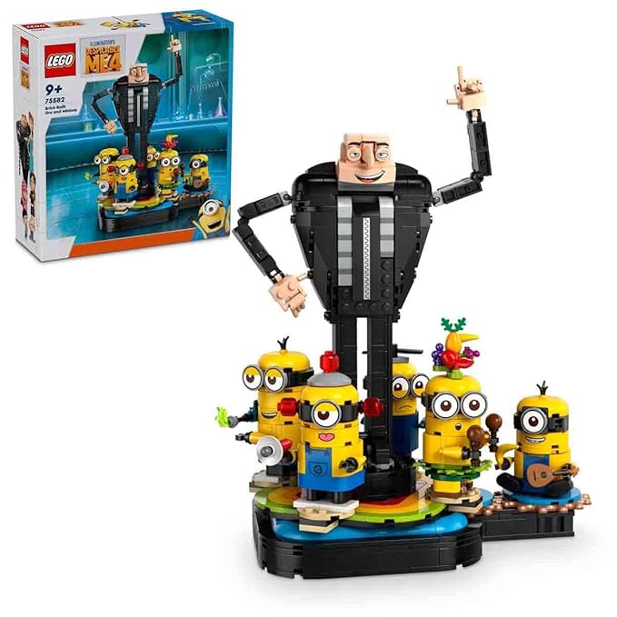 Brick-Built Gru and Minions 75582