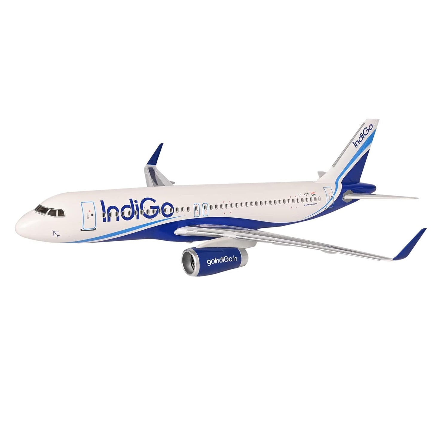 Diecast Aeroplane Scale Model 46cm 1:160 Indigo