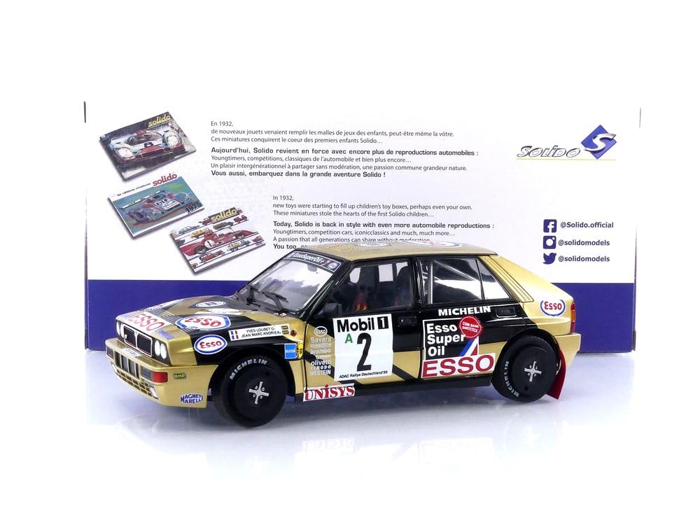 1:18 Lancia Delta Hf Integrale Black Adac Rally Deutschland 1989