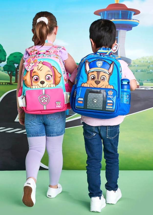 SMIGGLE Paw Patrol Pink Movin' Junior Id Backpack