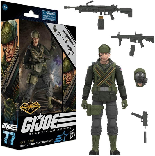 GIJoe Classified Series Nightforce David Big Ben Bennett Action Figure 77 6 inch