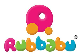 rubbabu ® 100% natural rubber 3d shape sorter fruits -safe soft squishy baby & toddler toy with fuzzy tactile surface for kids/todler (Multi color) (pack of 6)
